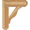 Ekena Millwork Funston Craftsman Rough Sawn Bracket, Western Red Cedar, 6"W x 24"D x 28"H BKT06X24X28FST04RWR - alternate 4
